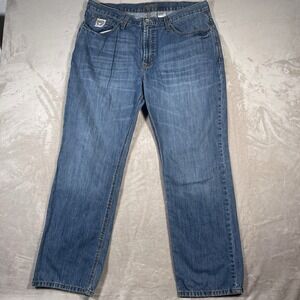 Cinch White Label Jeans Mens Size 40x32 Denim Relaxed Fit Straight Leg Western
